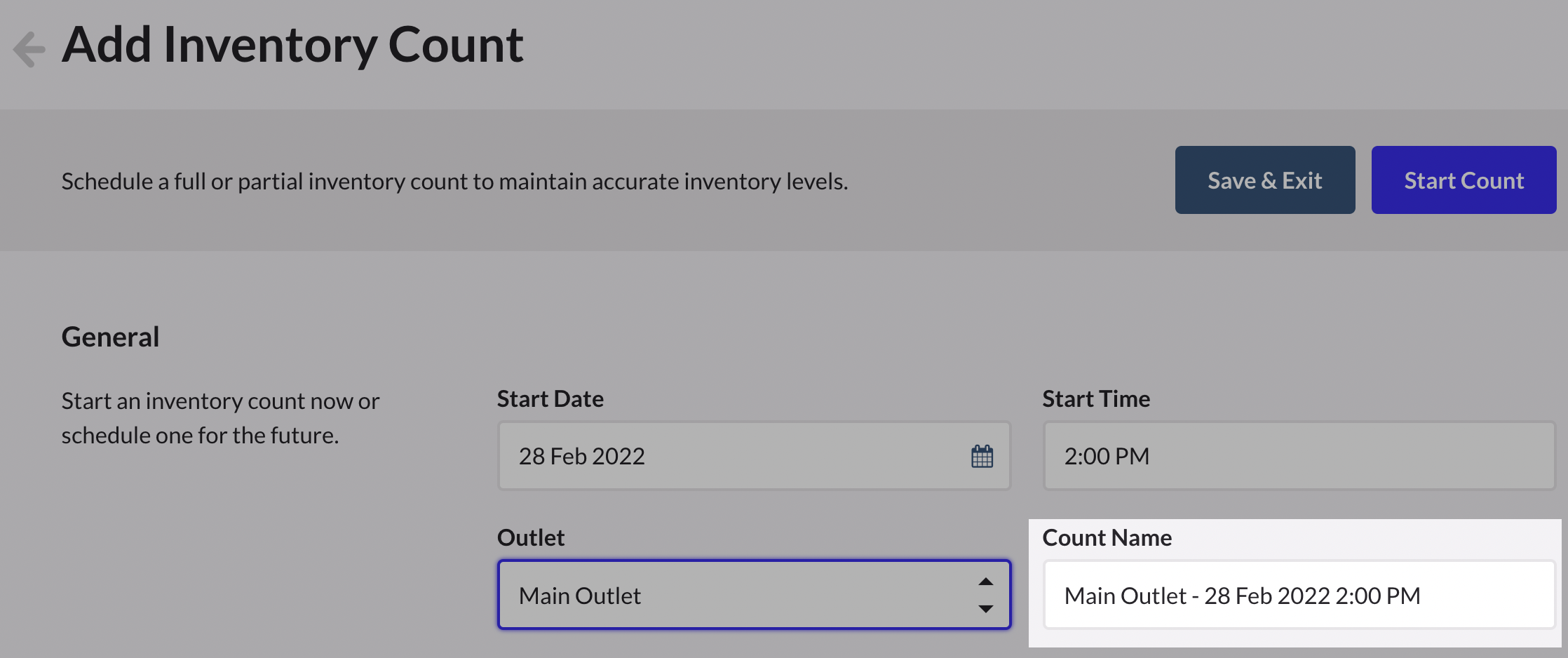 Full inventory counts – Lightspeed Retail (X-Series)