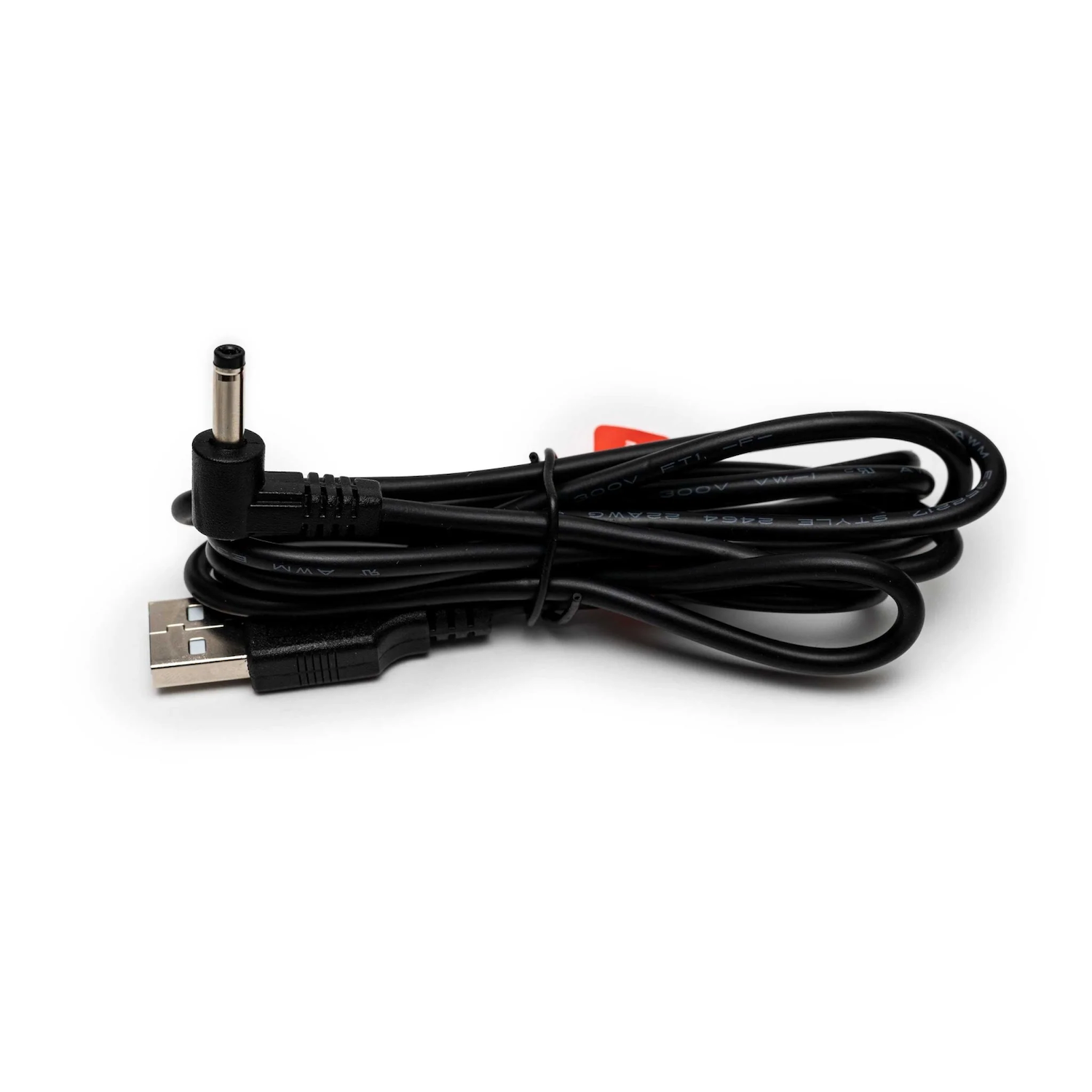 A pin-end USB power cord.