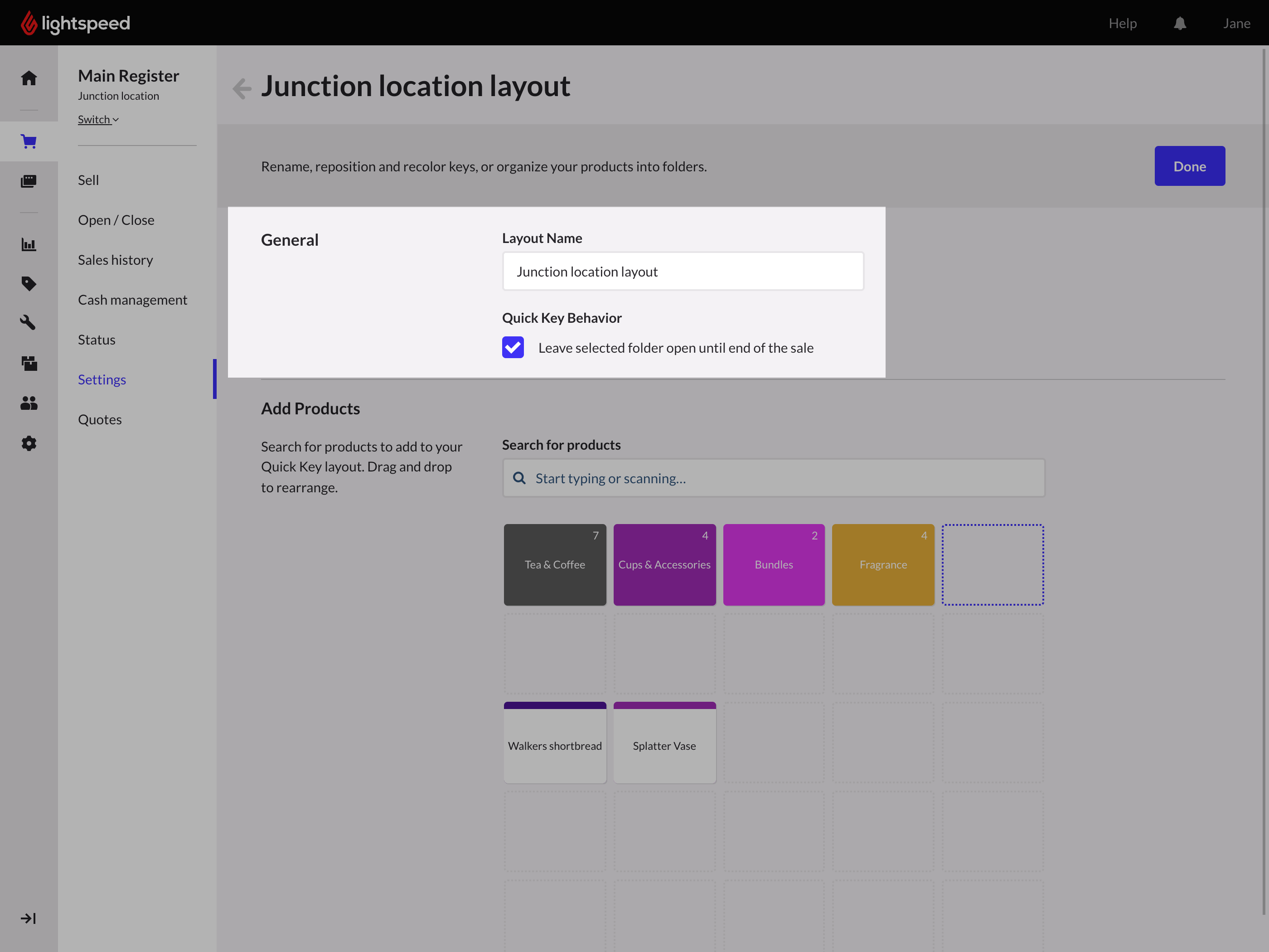General information section of the settings page highlighted. Toggle found in this area.
