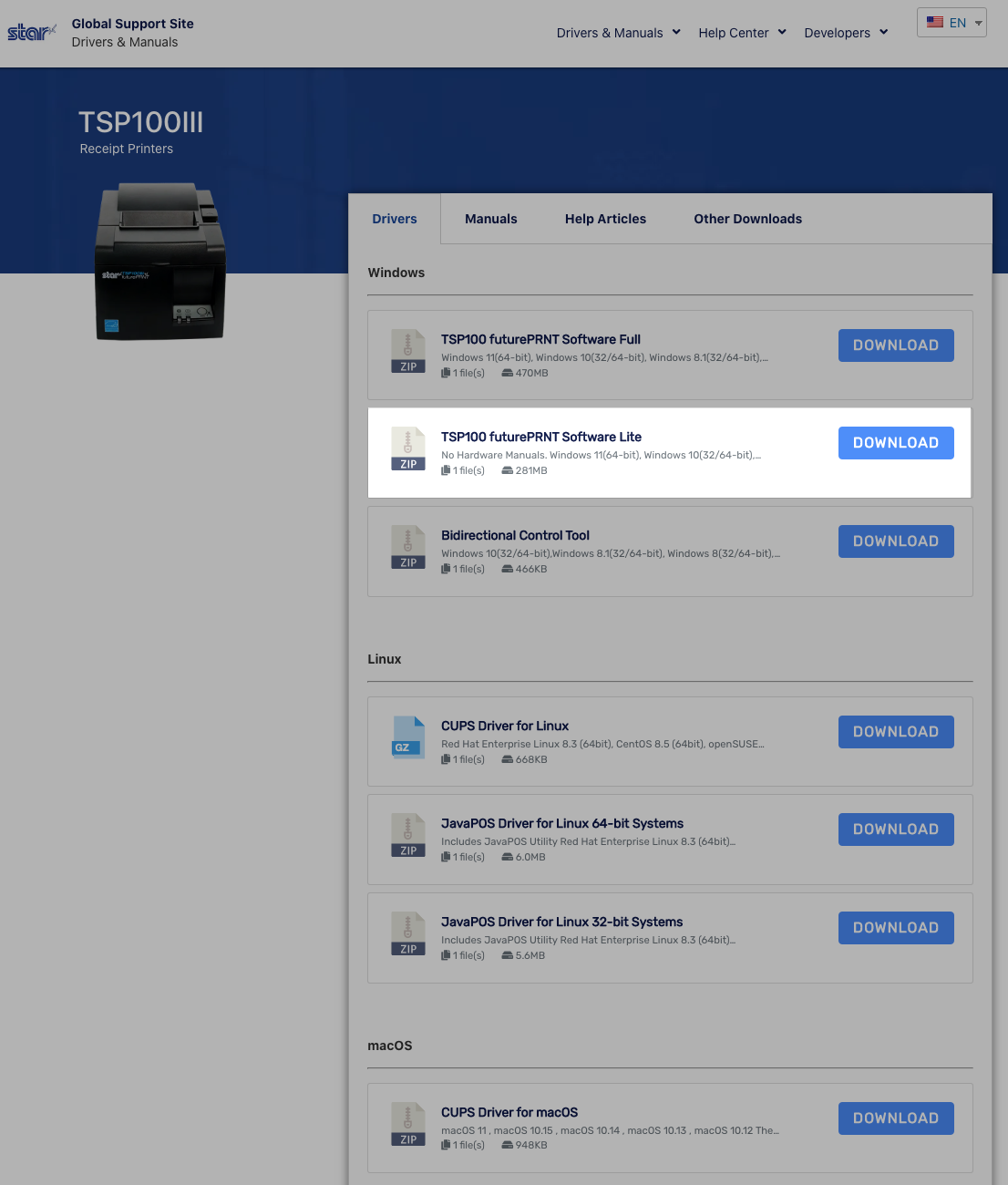 Setting up your Star TSP100/TSP143IV (LAN) Lightspeed Retail (XSeries)
