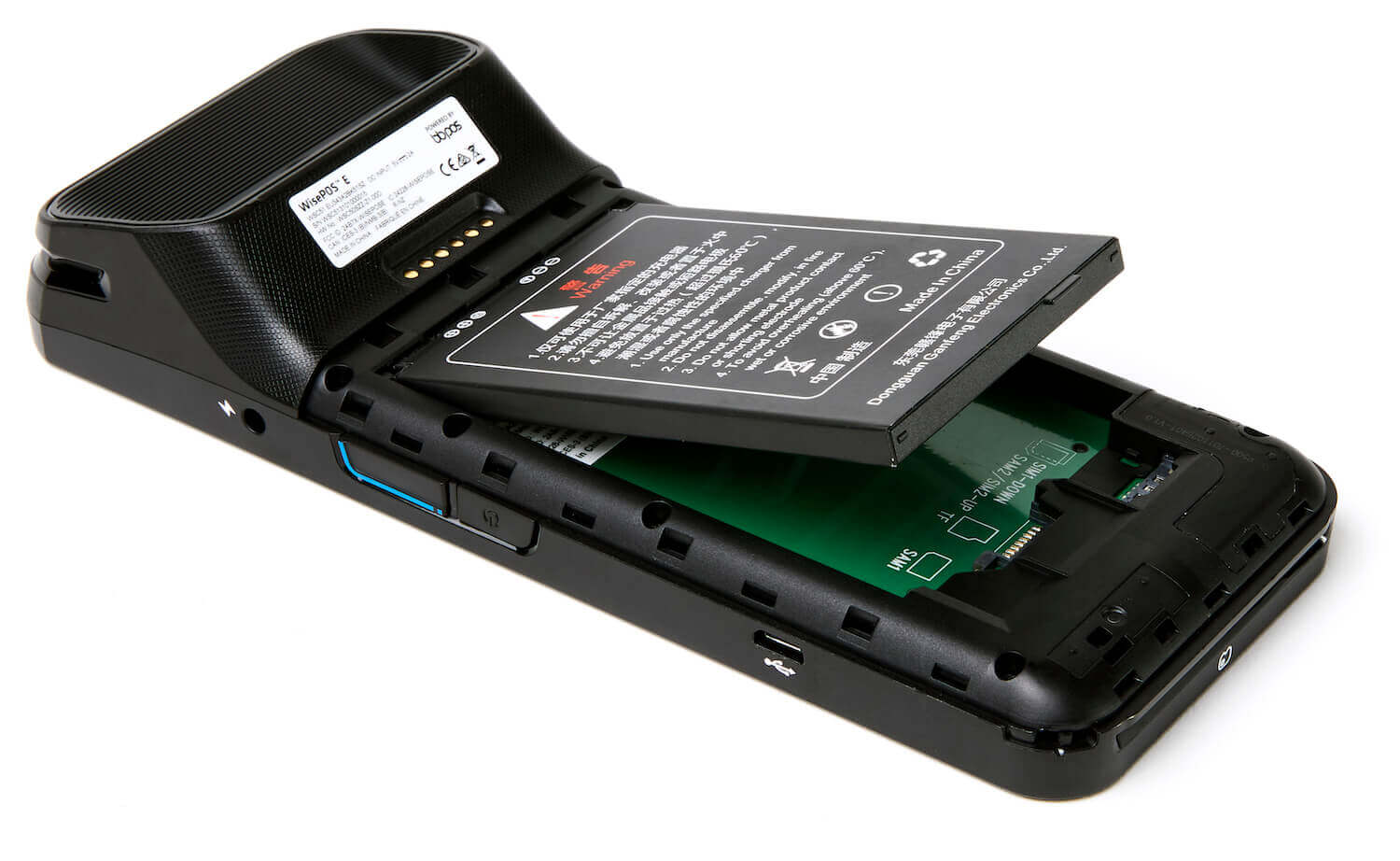 WisePOS E battery.