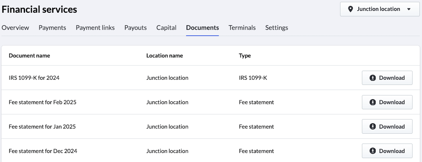 The Documents tab.