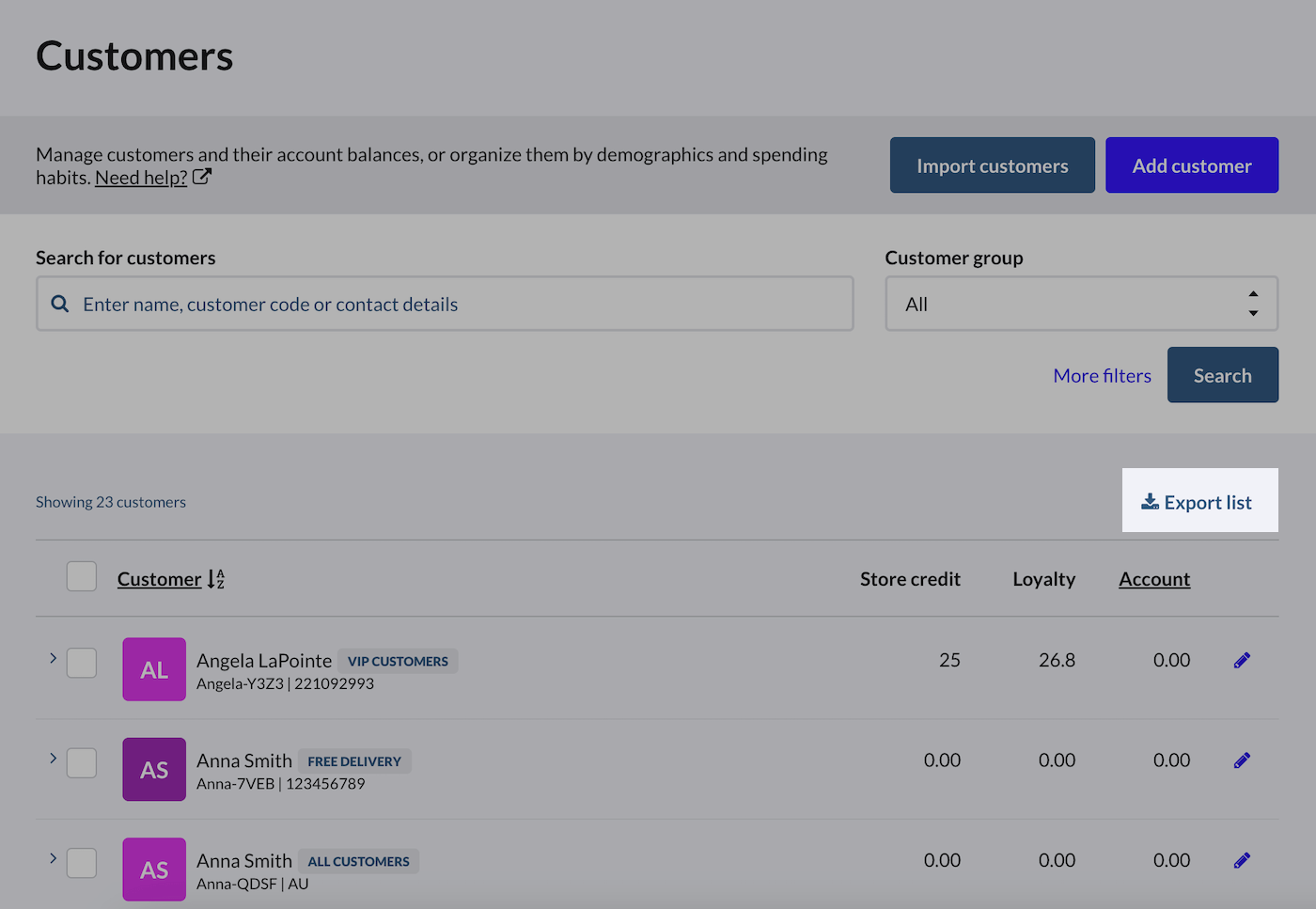 Page Clients