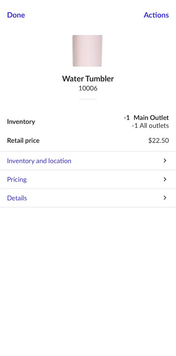 Product page.