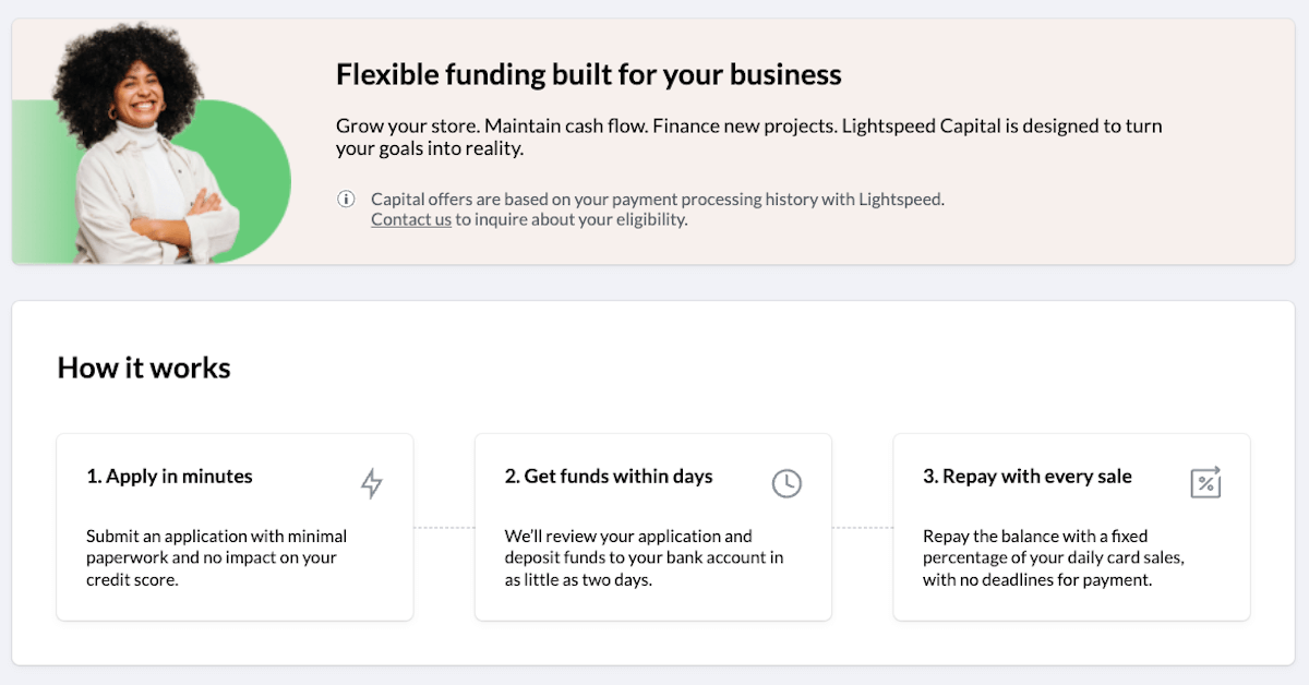 Capital application process in Financial Services.