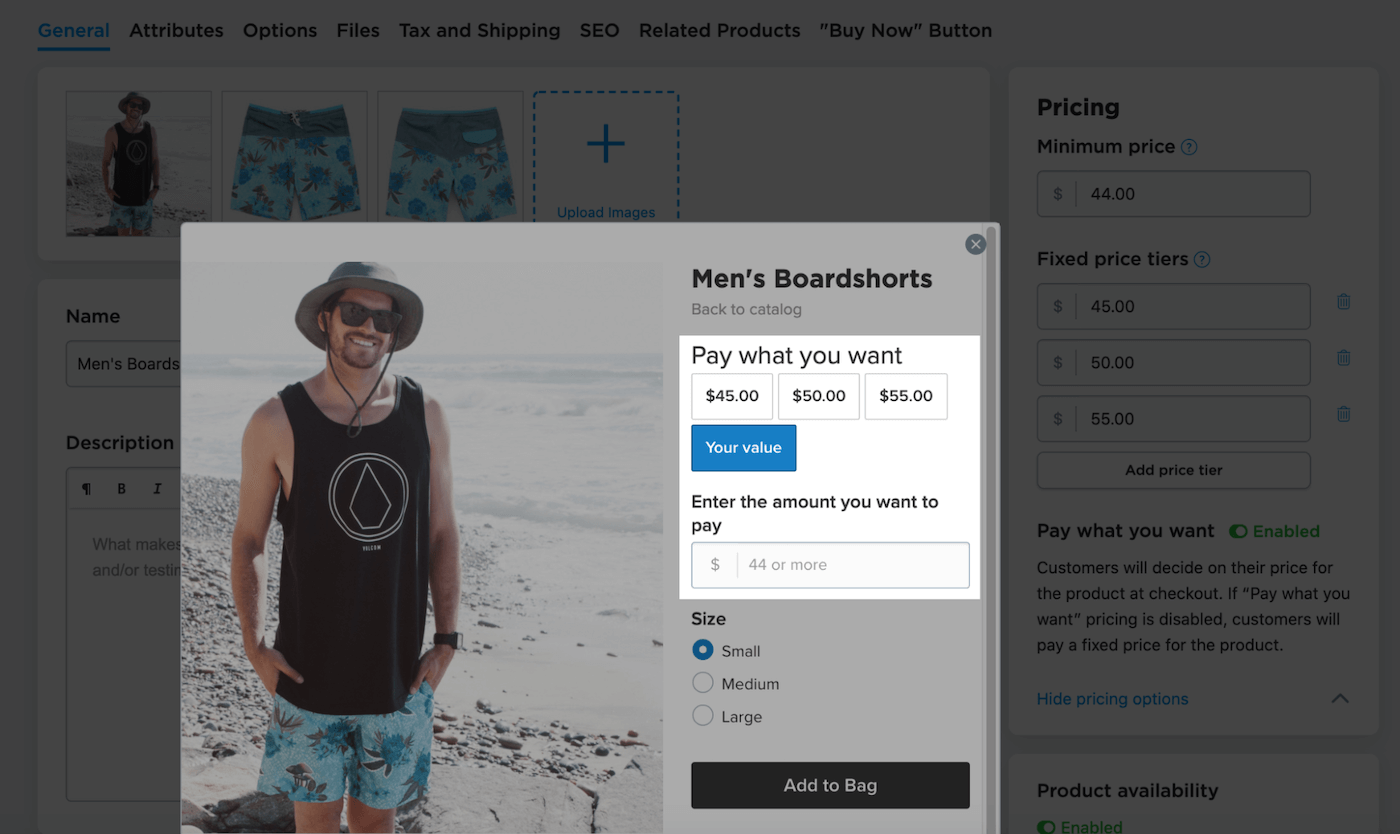 Pay what you want pricing