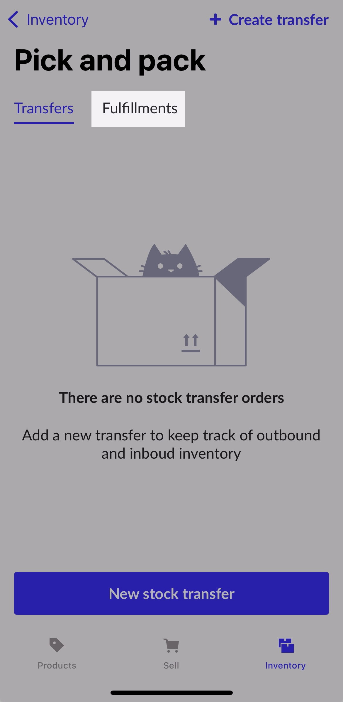 Page Préparation et emballage; l’onglet Commandes est mis en évidence.