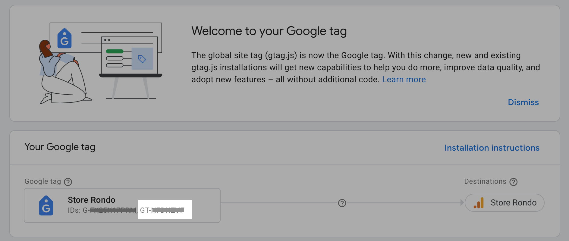 Copying GT ID