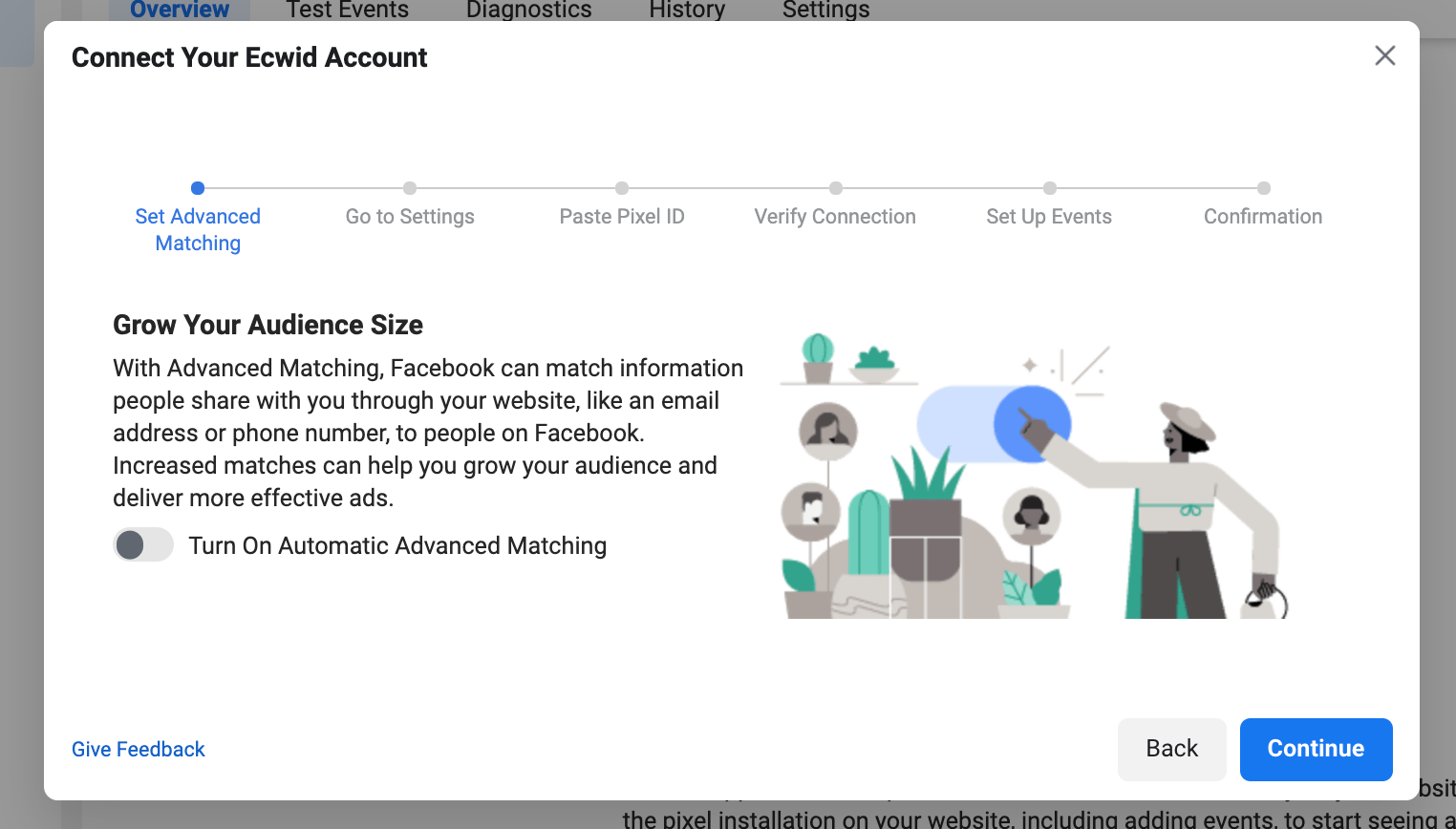 Facebook wizard for eCom