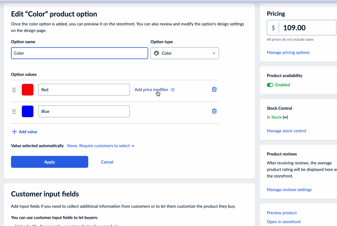 Picking color from an image