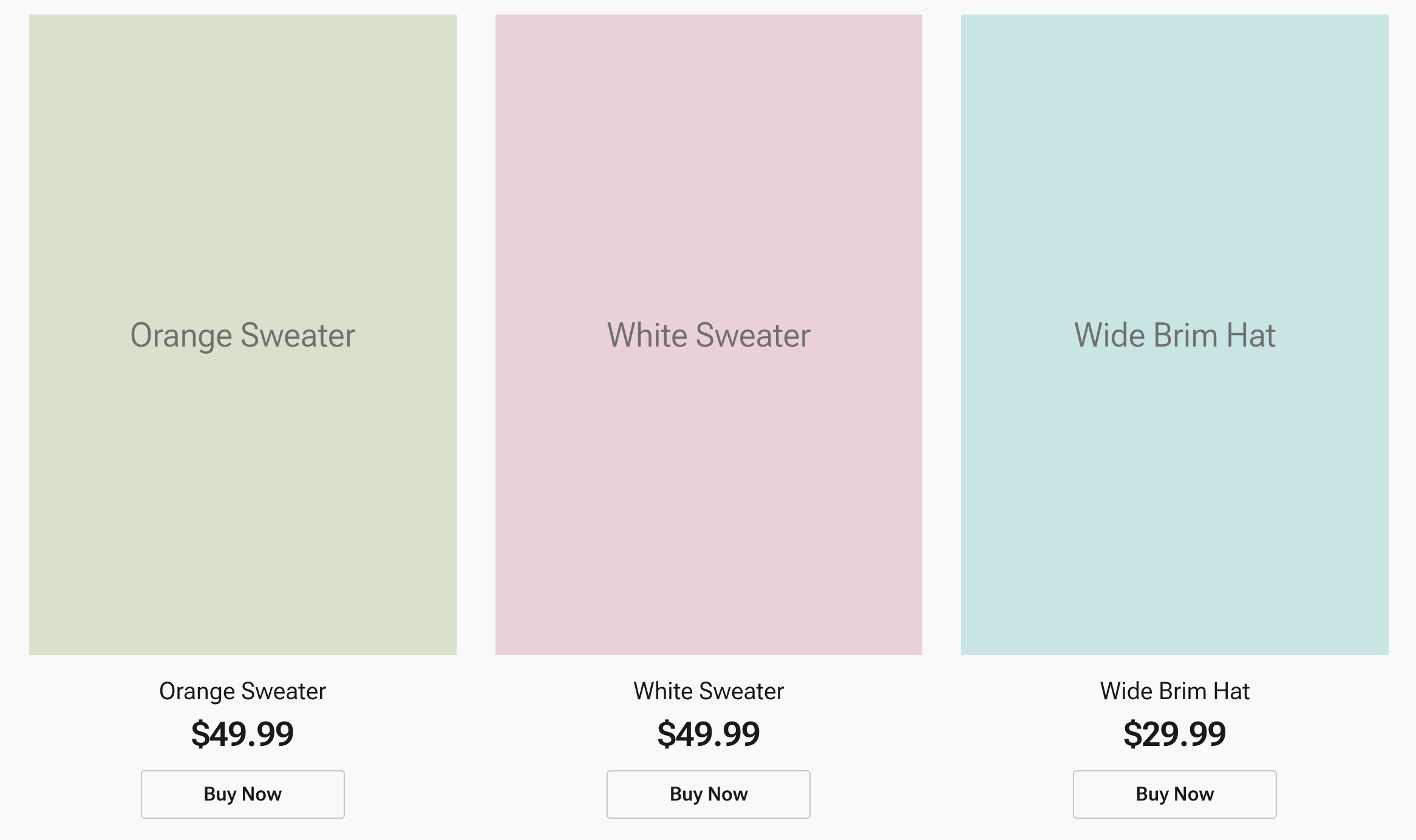 Gradient images in the product grid