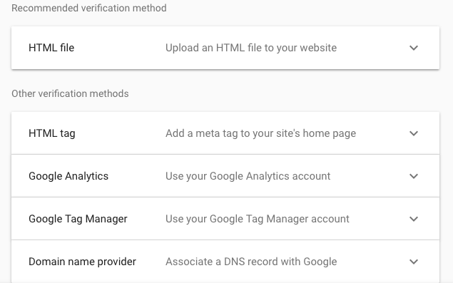 Verification methods