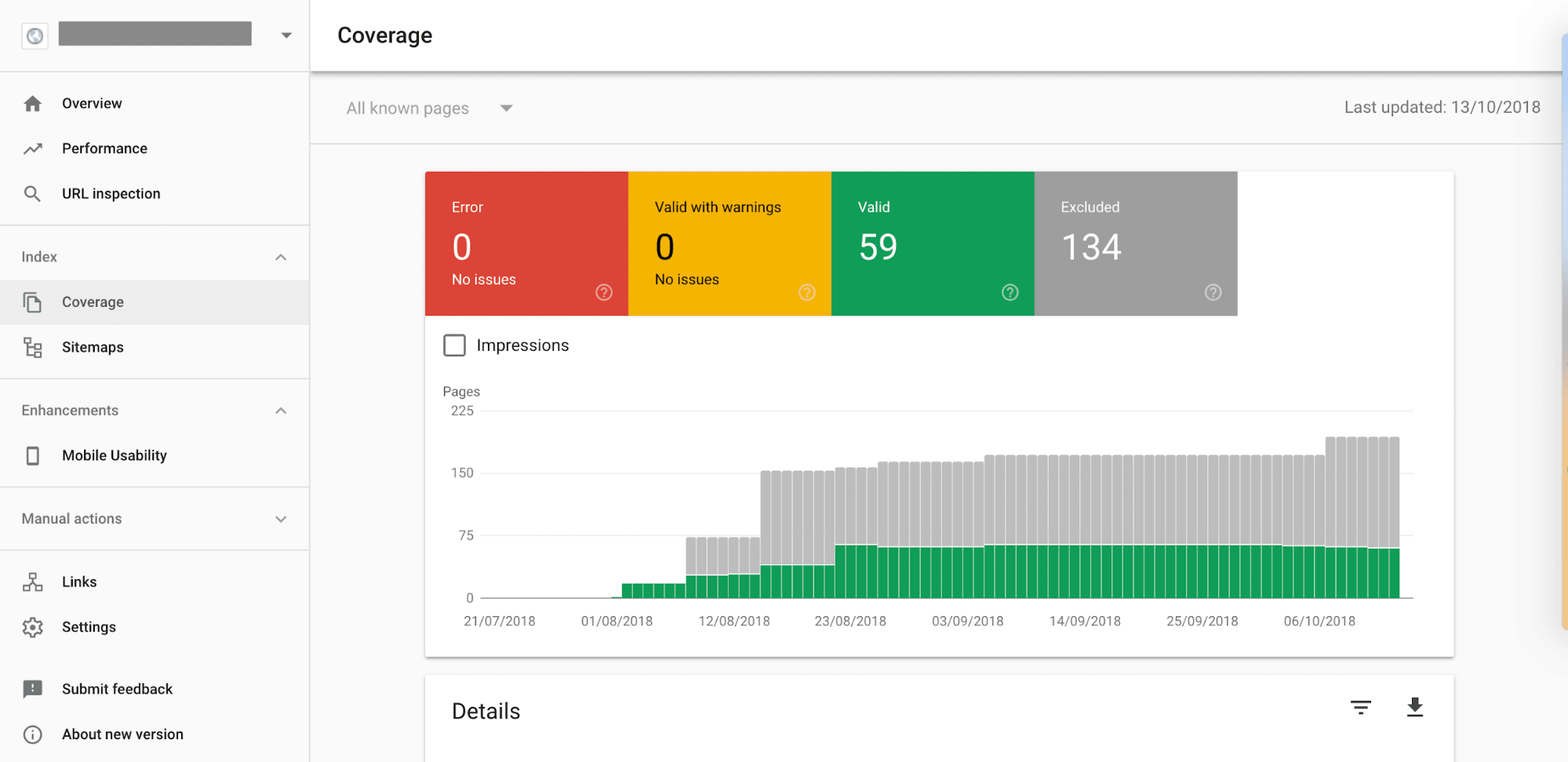 Google Search Console errors